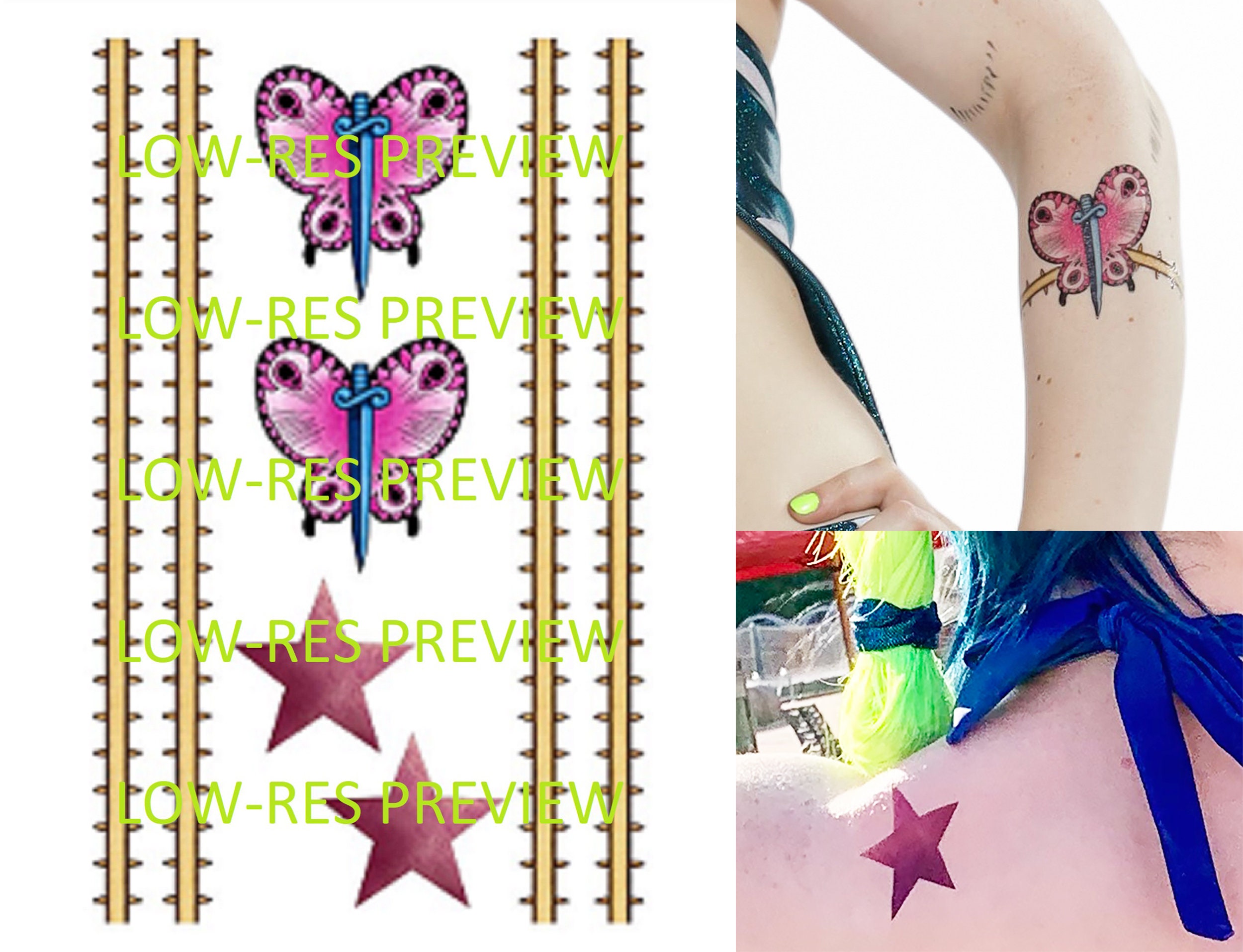 JJBA MENACING ゴゴゴ Jojo's Bizarre Adventure Temporary Tattoo Sticker -  OhMyTat
