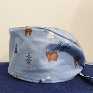Cotton scrub cap - Beary Nice