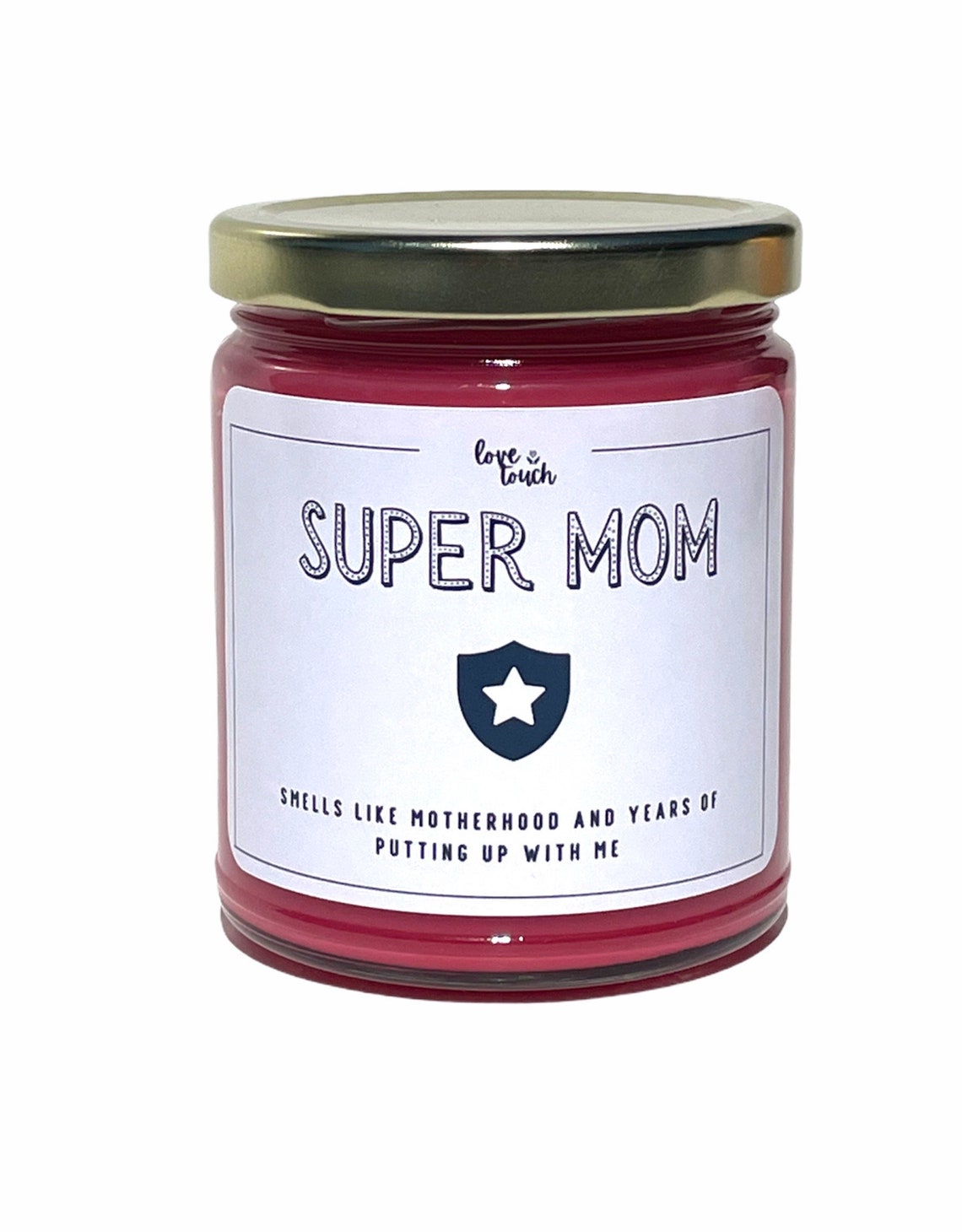 Super Mom Candle Funny Mother's Day Gift Gift for Mom Etsy