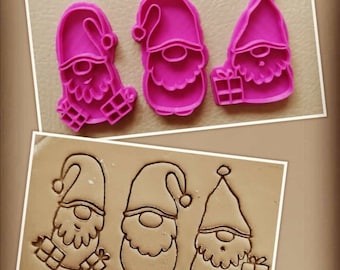 Tonstempel Keramikstempel Set Wichtel 2