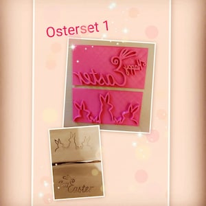 Tonstempel Keramikstempel Set Ostern 1