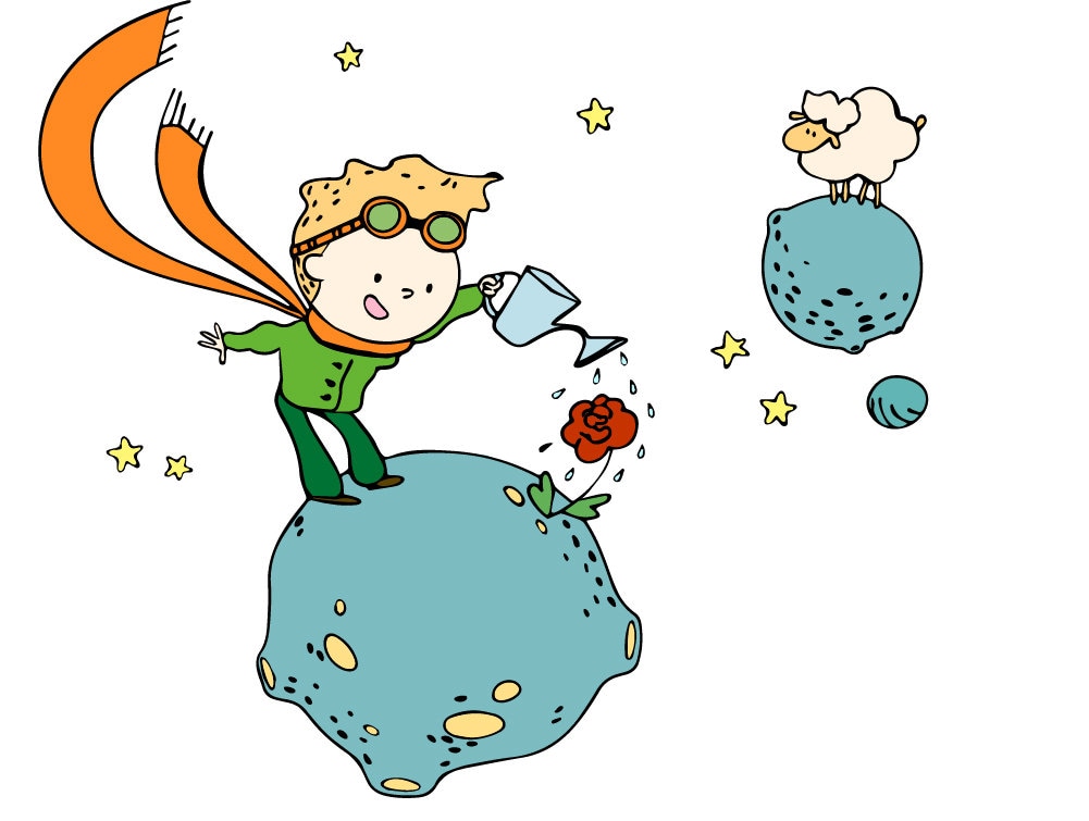 Der kleine Prinz Der kleine Prinz Poster Svg Die kleine - Etsy.de