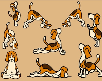 Yoga dog SVG, Dog SVG, Sport dog, Layered cut file, cutting file, Animal vector, Pet clipart, Silhouette Cricut, T-shirt Vinyl, Sticker