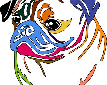 Dog svg,Bulldog SVG Layered cut file, Funny billdog, cutting file, Animal vector, Pet clipart, Silhouette Cricut, T-shirt Vinyl