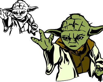 Jedi, Yodalorian, Yodasvg, YodaStitch Svg, Jedi Silhouette, Baby Jedi Clipart, Baby Jedi Png, Cut File für Vinyl, Aufkleber, Cricut,