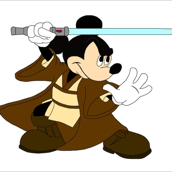 Jedi, Mickey Yodalorian, svg, Yodamickey Svg, Stitch Silhouette, MickeyClipart, Mickey Png, Cut File For Vinyl, Decal, Cricut,