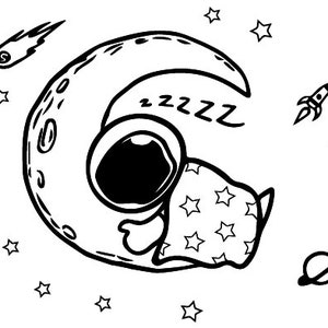Space Wooden Wall Art, Space Theme Nursery Decor, Astronaut Wooden Sign, Bedroom Decor.