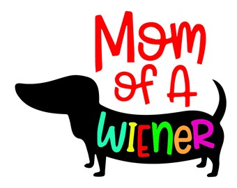 Weiner SVG, Weiner dog, Layered cut file, cutting file, Animal vector, Pet clipart, Silhouette Cricut, T-shirt Vinyl, Sticker
