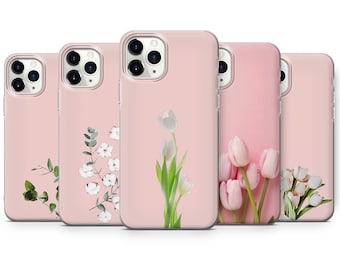 Tulip Phone Case, Art, Cover for iPhone 7, 8+, XS, XR, 11 Pro & Samsung S10 Lite, S20, A40, A50, A51, Huawei P20, P30 Pro,127