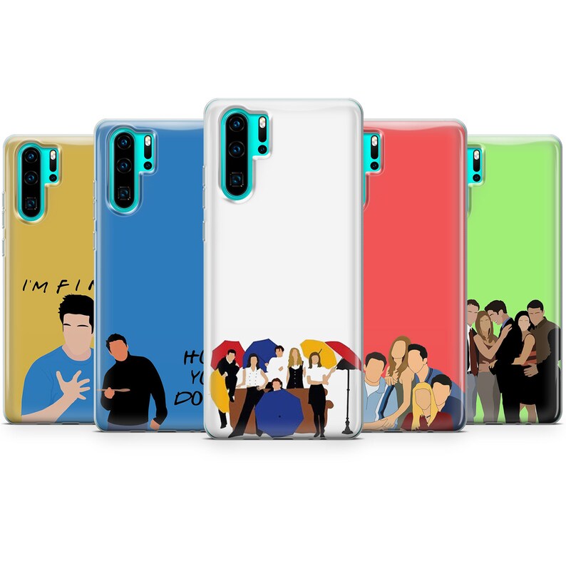 Friends Phone Case, Art, Cover for iPhone 7, 8, XS, XR, 11 Pro & Samsung S10 Lite, S20, A40, A50, A51, Huawei P20, P30 Pro, 40 image 7