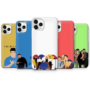 Friends Phone Case, Art, Cover for iPhone 7, 8, XS, XR, 11 Pro & Samsung S10 Lite, S20, A40, A50, A51, Huawei P20, P30 Pro, 40 image 1