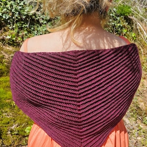 I seek Him crochet shawl pattern