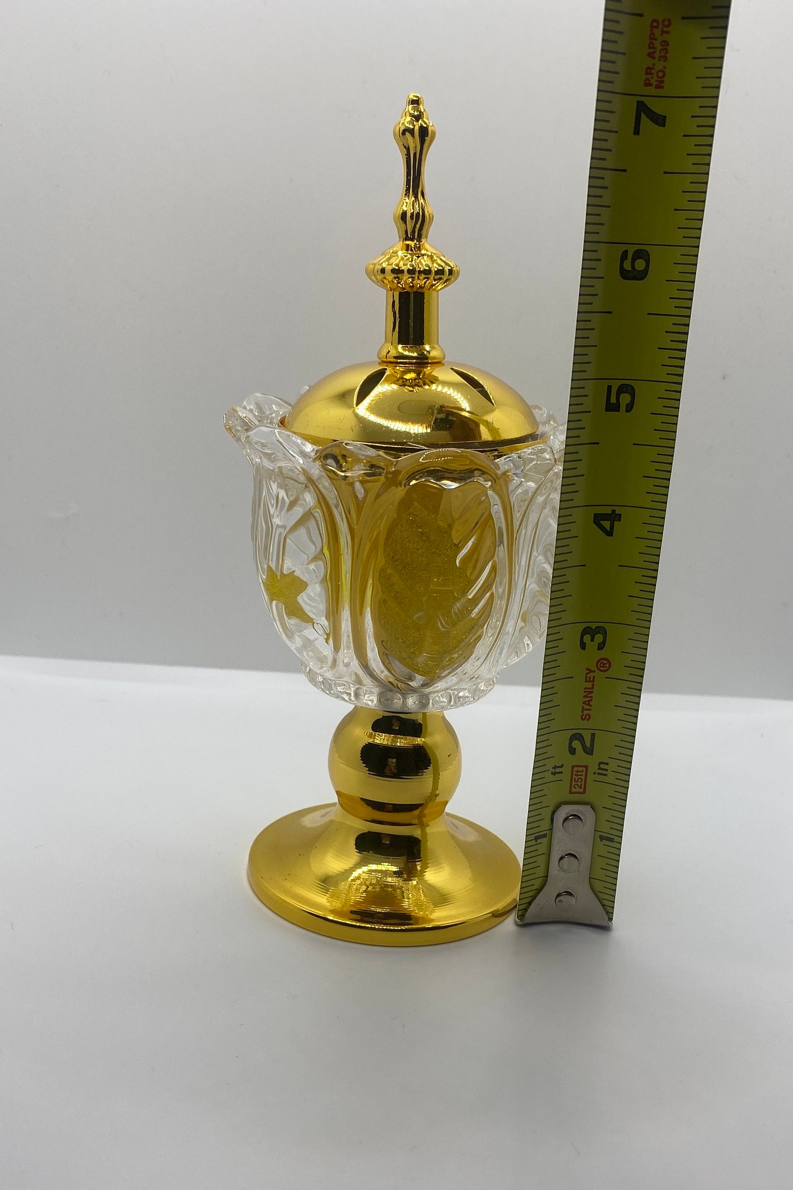 Arabian Crystal Incense burner Hollowed Essential Oil Lamp Etsy