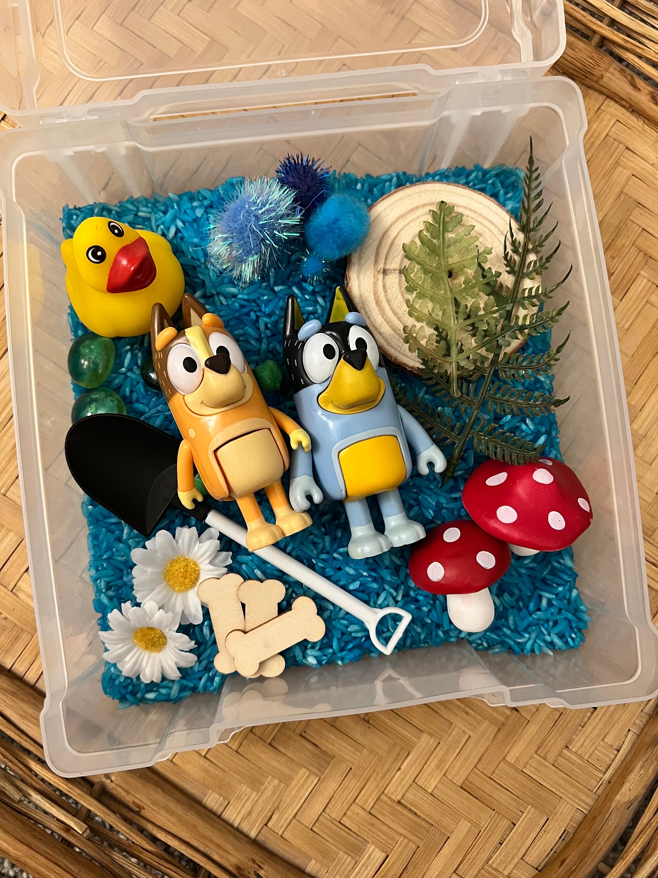 Bluey Sensory Kit, Blue Heeler Sensory Play, Heeler Family Sensory Kit ...