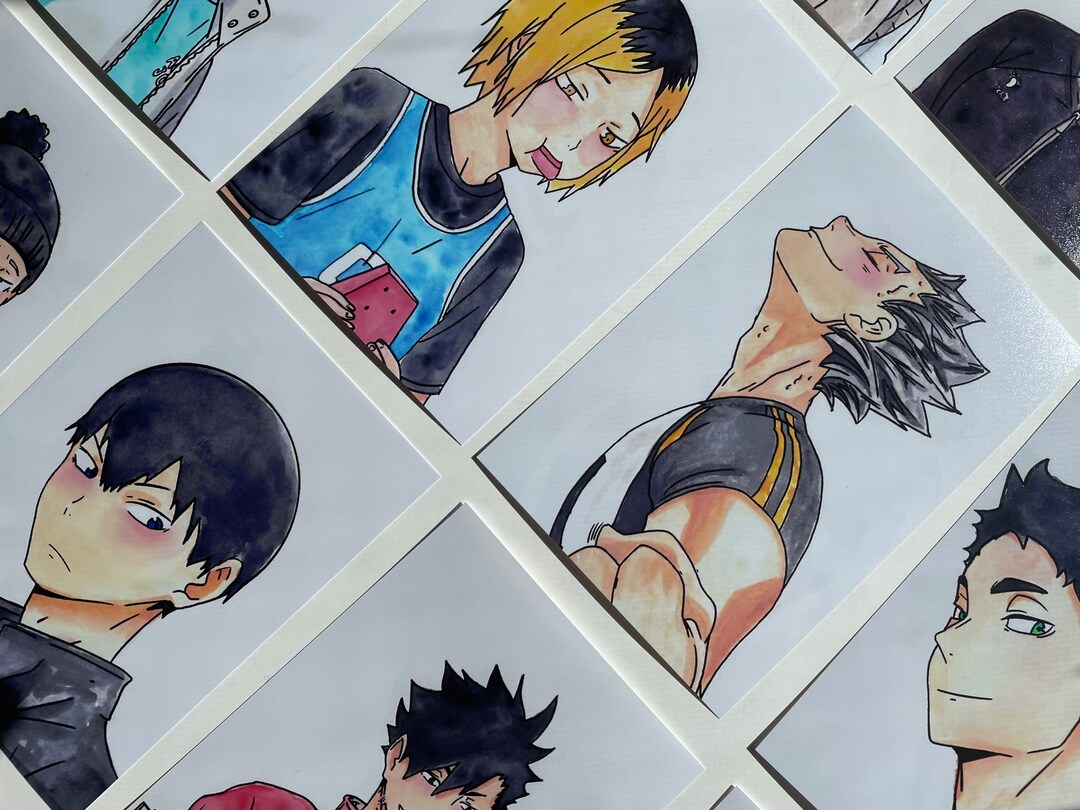 Anime Poster Haikyuu Season 4 Characters Canvas Art Posters and