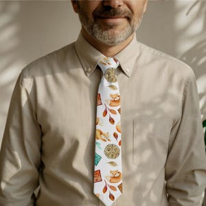 Dungeons and Dragons Tie | DnD Accessories | Gamer Attire | Nerdy Gift for Him | Dungeon Master Accessory | Wedding Wear |Geeky Office Style