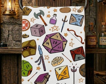 DnD Hand Towel: Dungeons and Dragons Accessories, Fantasy Kitchen, Bathroom Decor, Housewarming Gift