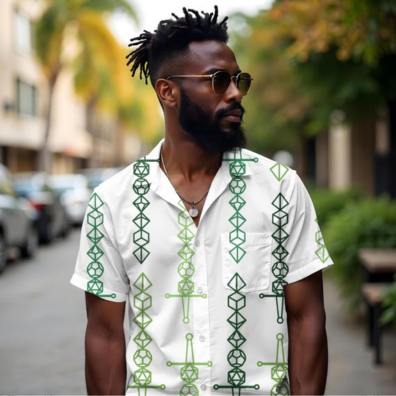 Camisa hawaiana de Dungeons and Dragons Camisa de juegos de rol