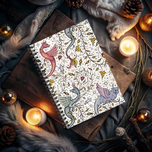 Dragon Scroll DnD Spiral Notebook: Dungeons and Dragons Campaign Journal
