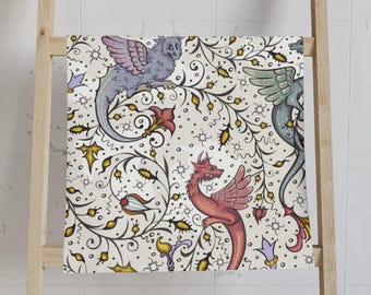 DnD-handdoek: Dungeons and Dragons-accessoires, fantasiekeuken, badkamerdecor, housewarmingcadeau