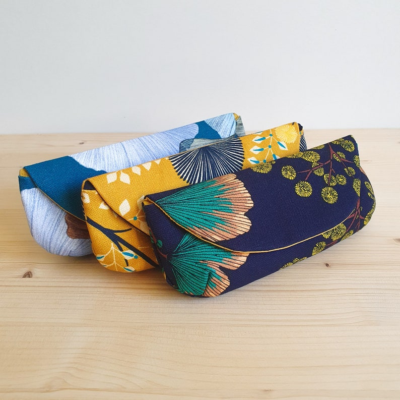 Etuis à lunettes en tissu à motif floral