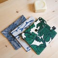 Handmade solid soap pouch – waterproof cotton – zero waste cosmetics – Toulouse product logo