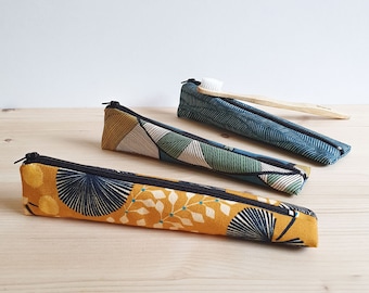 Toothbrush case - toothbrush and toothpaste pouch - electric toothbrush case