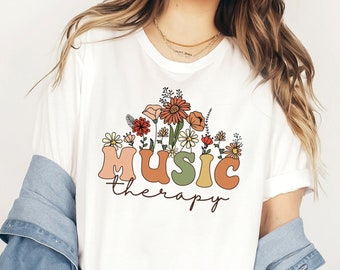 Groovy Music Therapy Shirt, Music Therapy Gifts, Music Therapy Grad Gift, Music Therapist Student Tee, Music Therapist T-Shirt, Tshirt