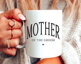Mother of the Groom Mug, Mother of the Bride Mug, Mother of the Groom Gift, Wedding Favors, Wedding Day Gifts For Family, Wedding Mugs