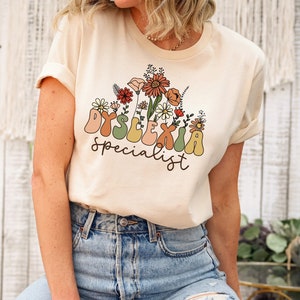 Dyslexia Specialist Shirt, Dyslexia Shirt, Dyslexia Therapist Tee, Gift For Dyslexia Teacher T-Shirt, Dyslexia Awareness, Reading Coach Tees