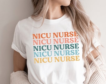 Retro NICU Nurse Gift, Retro NICU t-shirt, NICU nurse shirt, Neonatal Nurse tshirt, Nurse Appreciation, Thank You Shirt, Gift for Nurses