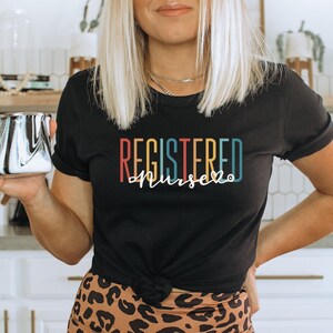 Registered Nurse Shirt, RN Shirts, RN tshirt, Nurse Graduation, Nursing School Tee, Nurse Week Shirts, Stethoscope Nurse Student T-shirt