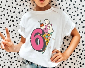 6th Birthday Shirt Girl, Six Birthday Girl Shirt Birthday Party Shirt Girl, Six Year Old Birthday Gift, Six Birthday Gift 6th Birthday Shirt