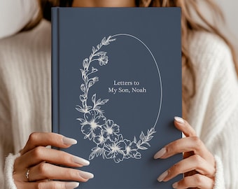 Letters to My Son Journal – Personalized Notebook, Dear Son Name Diary