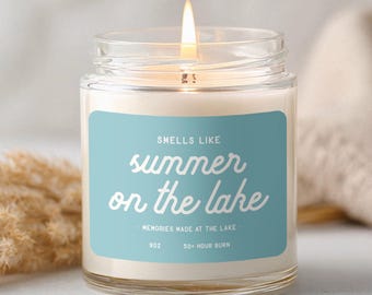 Smells Like Summer on the Lake Candle, Summer Candle, Lake House Gift