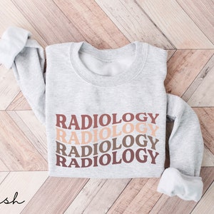 Boho Radiology Sweatshirt, Crewneck Sweatshirt for Xray Technologist, X-Ray Tech Shirt, Rad Tech Week Shirts, Gift for Radiographer Gifts