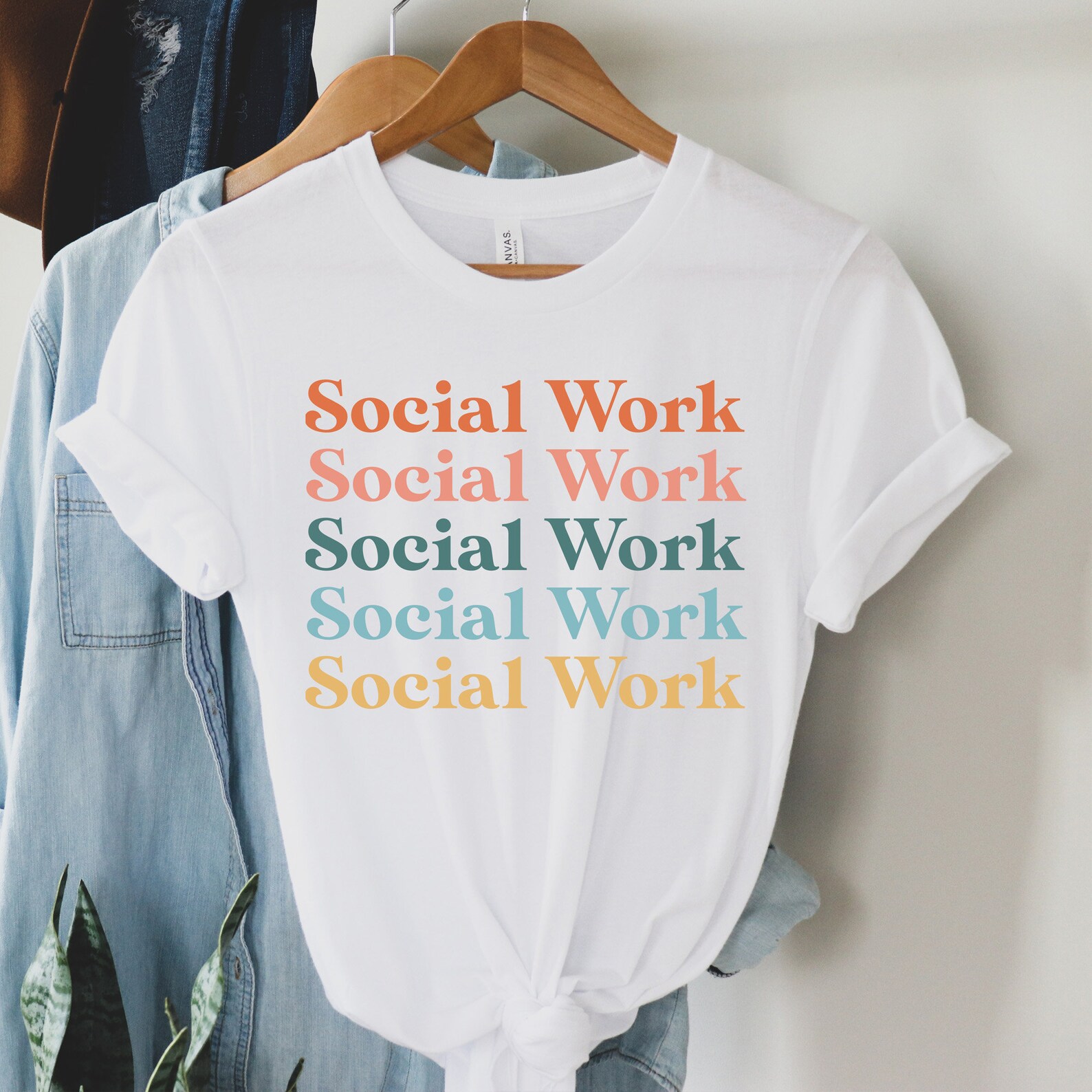 vintage social worker shirt