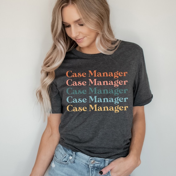 Retro Case Manager Shirt, Case Manager Gift, Social Worker Tee, Social Service, Case Manager Squad, Counselor, SW, Case Manager Shirts