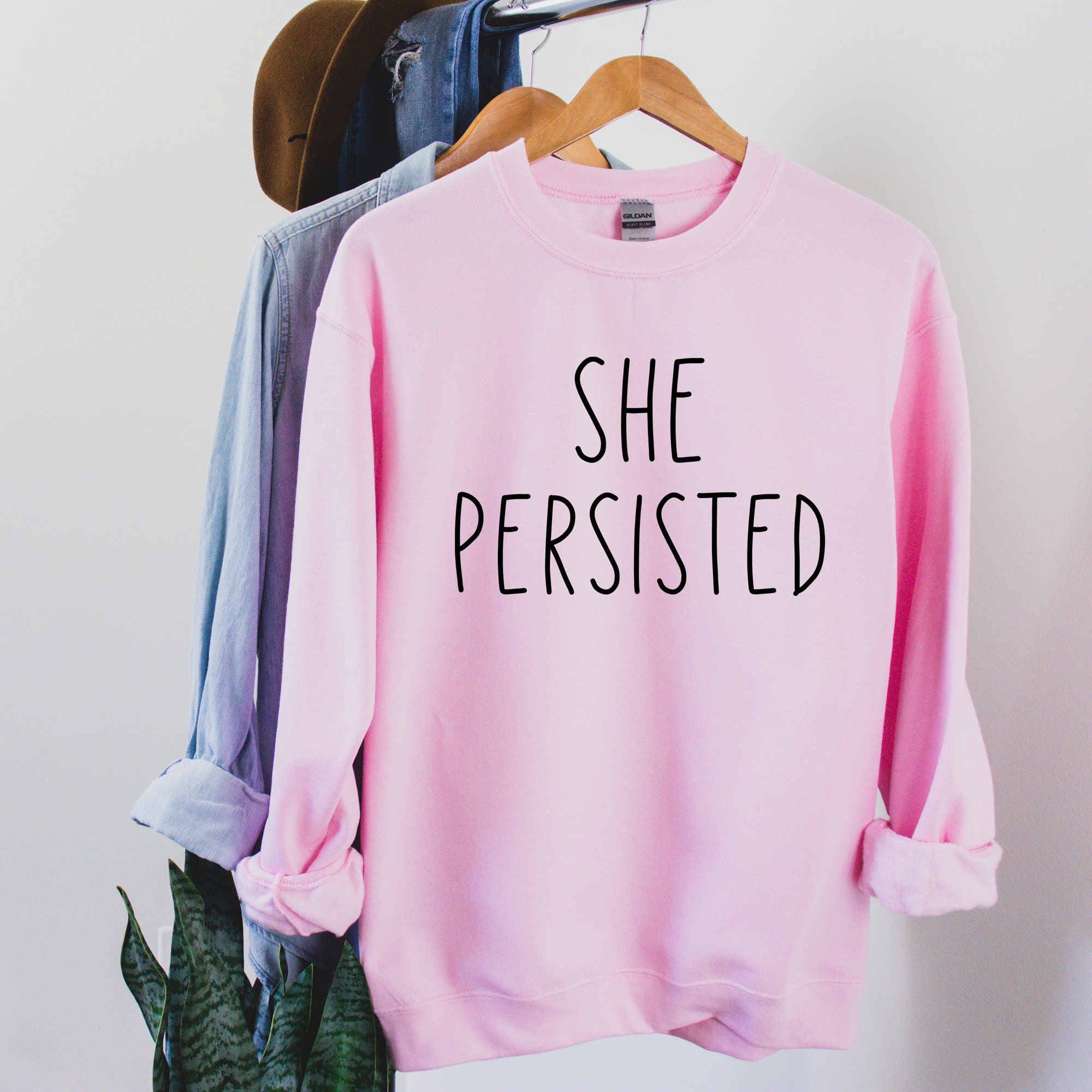 She Persisted Sweatshirt Nevertheless She Persisted - Etsy Canada