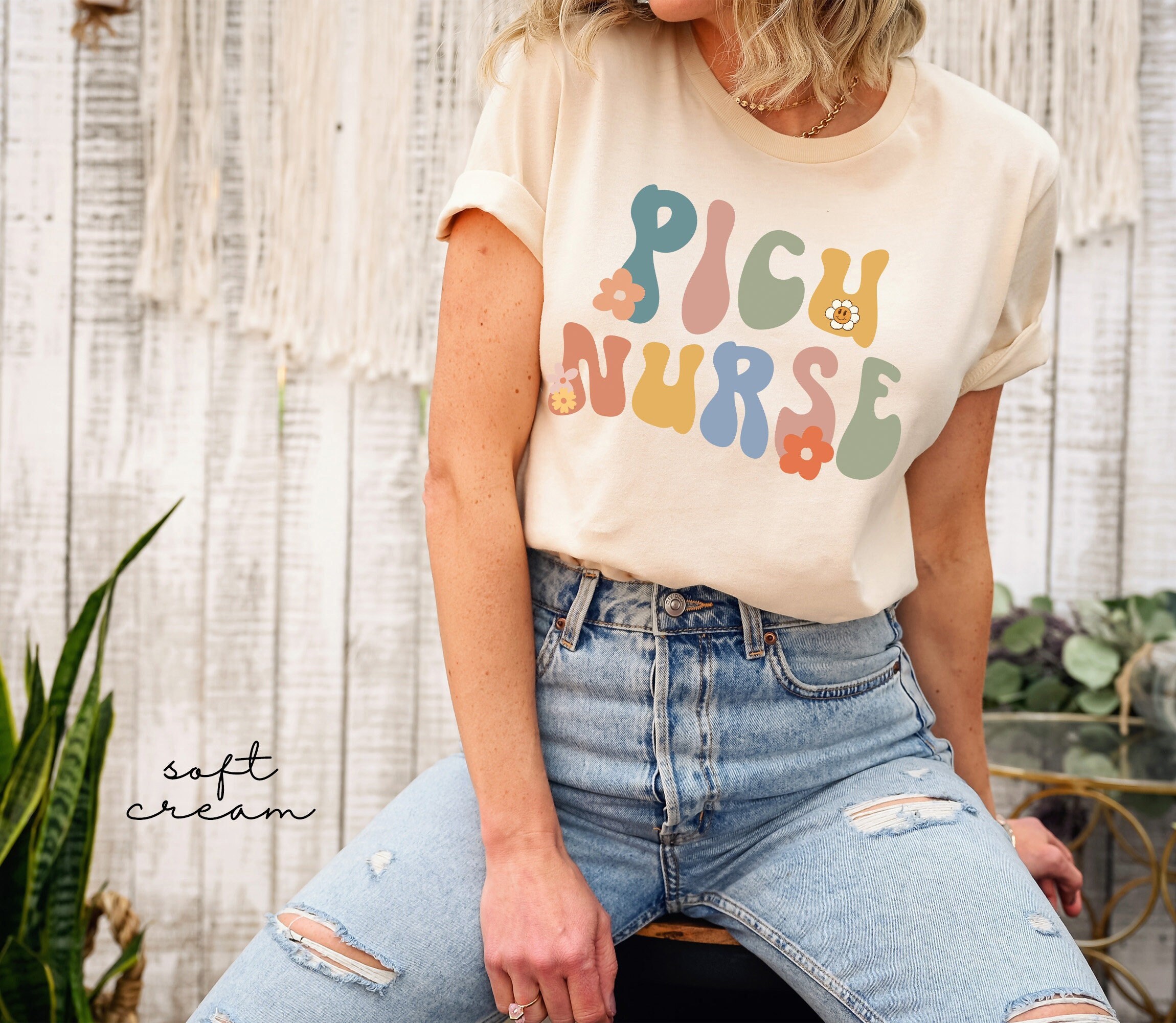 Groovy PICU Nurse Shirt Pediatric ICU Nurse Tshirt Retro - Etsy Israel