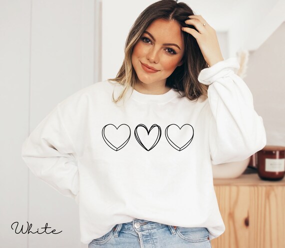 womens valentines day sweatshirt
