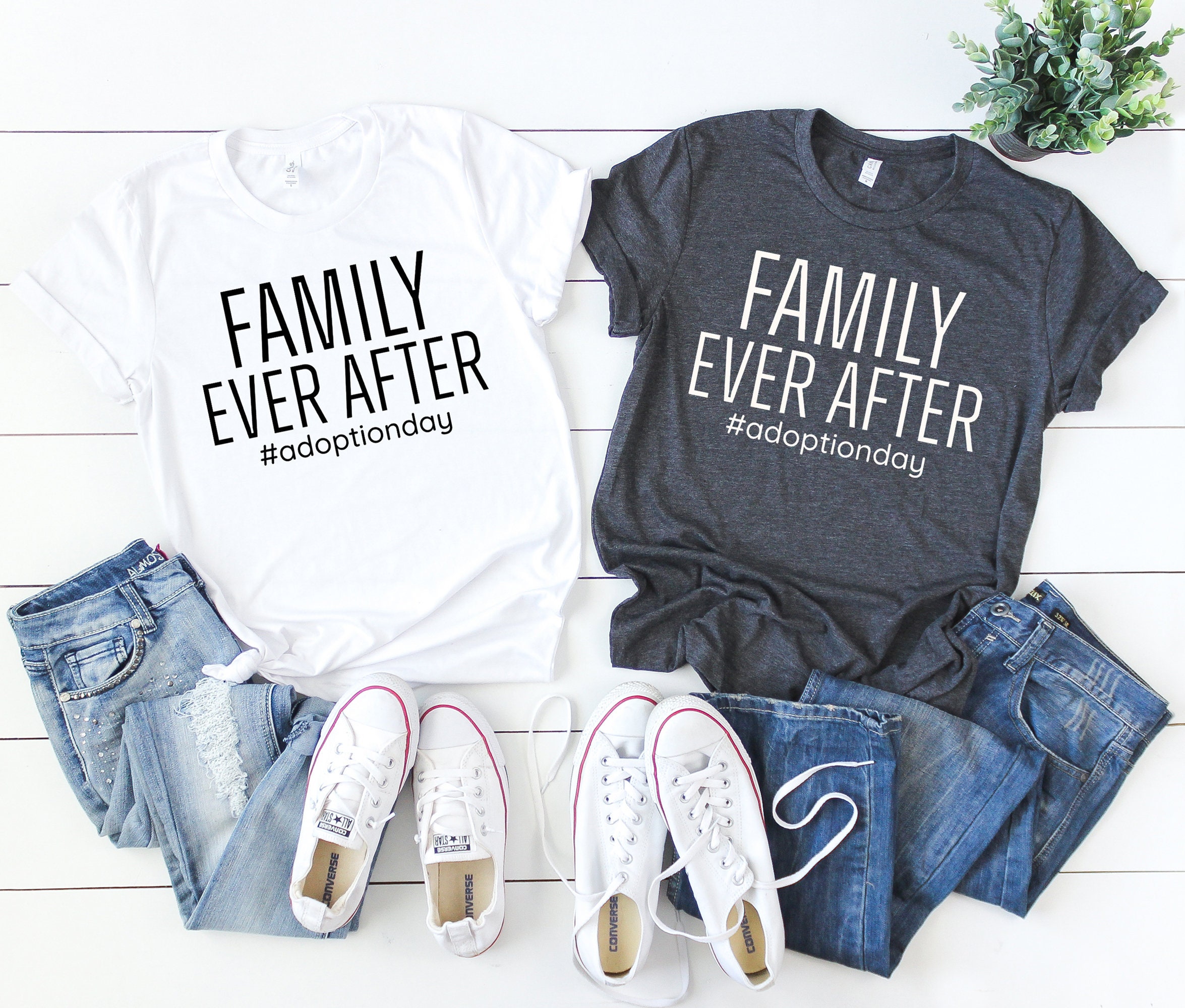 Adoption Shirt Family Ever After Shirt Matching Adoption | Etsy