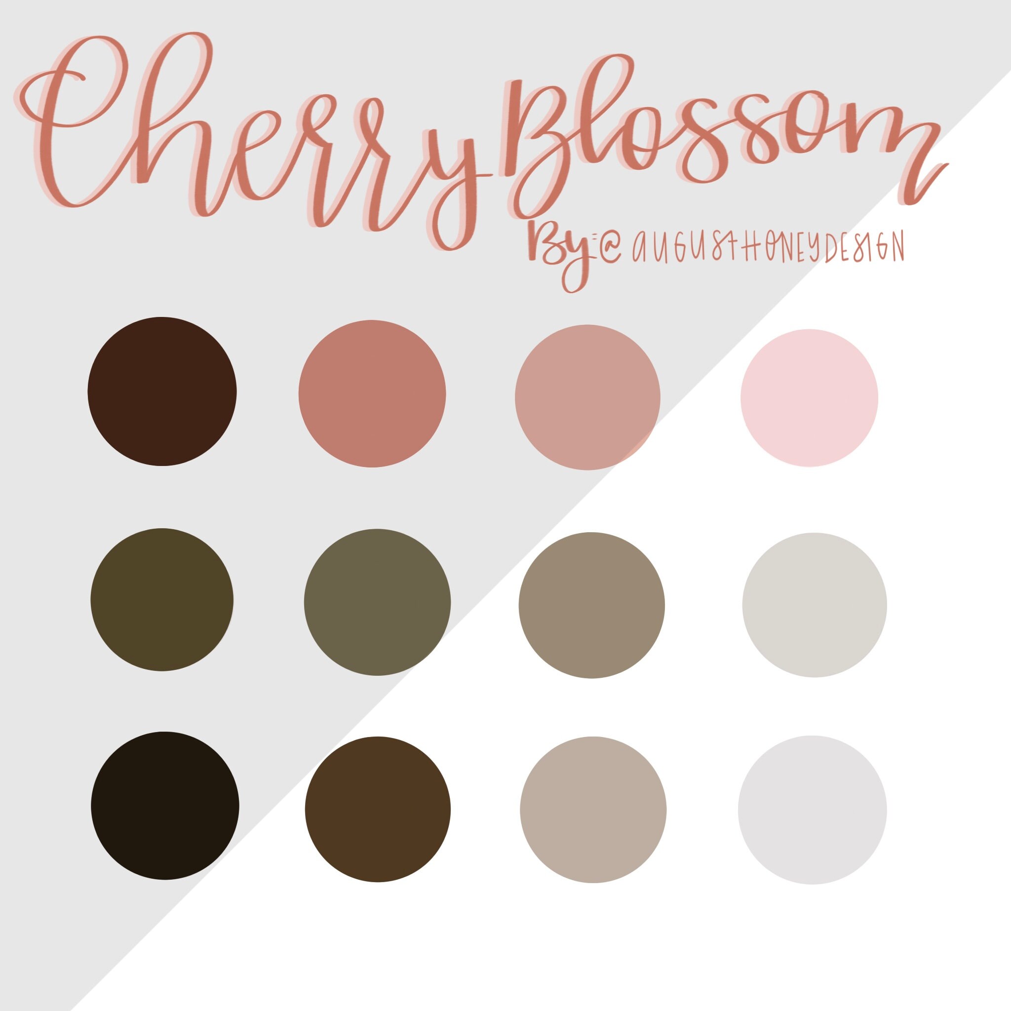 Cherry Blossom Palette for Procreate - Etsy