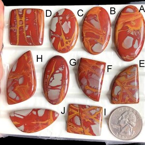 Cabochon en jaspe Noreena sélectionné, pierre semi-précieuse naturelle pour la fabrication de bijoux, LOT de 276 bijoux en jaspe fait main