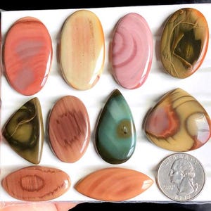 Cabochons de jaspe impérial sélectionnés, pierre semi-précieuse naturelle pour bijoux, pendentifs faits main en fil de jaspe impérial lot-413