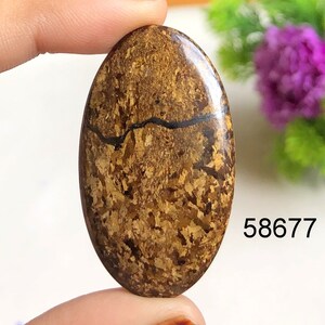 Cabochon en bronzite, Pierre semi-précieuse naturelle pour la fabrication de bijoux, Bijoux faits main, Pendentif enroulé de fil de fer, Bijoux en pierres précieuses