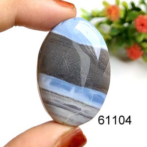 Blauer Opal Cabochon, gute Qualität Blauer Opal Edelstein für die Schmuckherstellung, handpolierte Cabs, Birthstone Schmuck