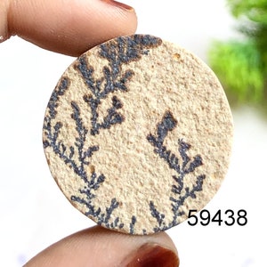 Dendrit Fossil Cabochon, Natürlicher Halbedelstein für die Schmuckherstellung, Dendrit Fossil Verwenden Für Wire Wrapping Anhänger Geschenk Für Besonderes