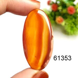 Agate orange rubanée à facettes, pierre semi-précieuse naturelle pour la fabrication de bijoux, agate à utiliser pour la fabrication de pendentifs et de bagues