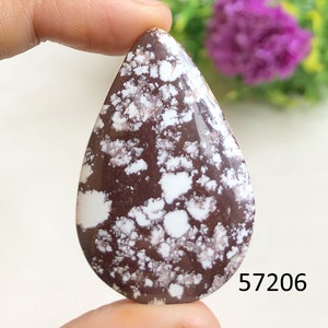Jaspis cabochon van wilde paarden, prachtige edelsteen van wilde paarden voor het maken van sieraden, met de hand gepolijste cabines, genezende edelsteen